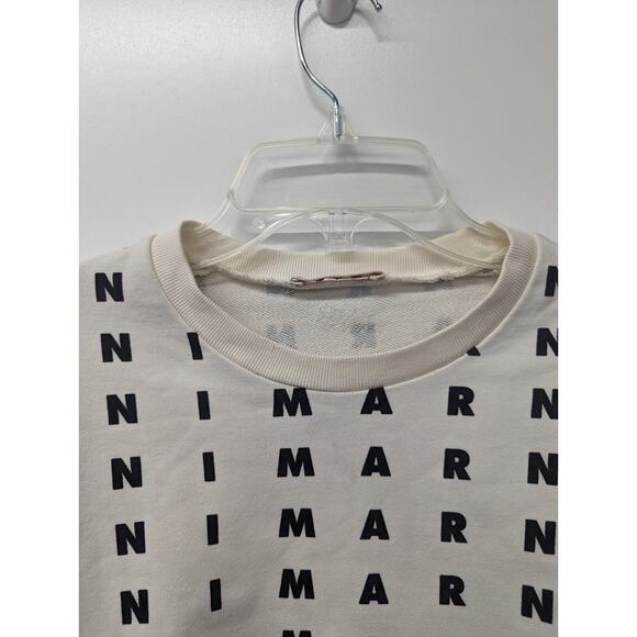 Marni Girls Sweatshirt Logo Spellout Crew-neck Pullover Size Girls 14 - Picture 3 of 7